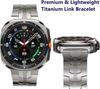 Ремешок из нержавеющей стали для Samsung Galaxy Watch Ultra 47 мм Металлическая бабочка-застежка Браслет для Galaxy Watch 8-7 Ultra 47 мм Ремешок
