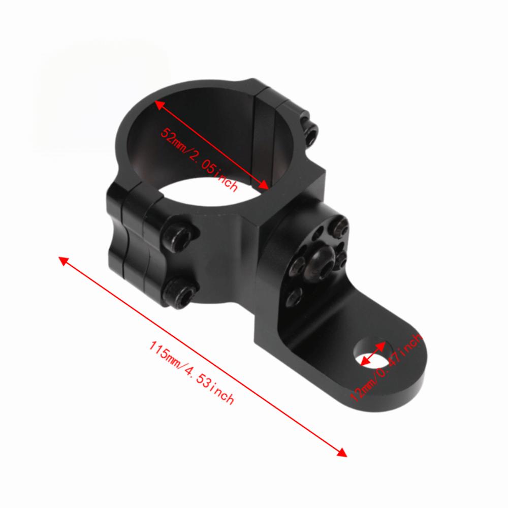 2Pcs Adjustable Clamp Flag Mount Bracket Black Antenna Mounting Bracket Off-Road Vehicle