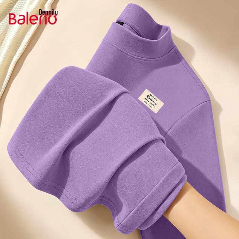 Мужская термофутболка с длинным рукавом и круглым вырезом Baleno с флисовой подкладкой