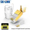 SK-LINK Cat8 Экранированный разъем RJ45 с хрустальной головкой
