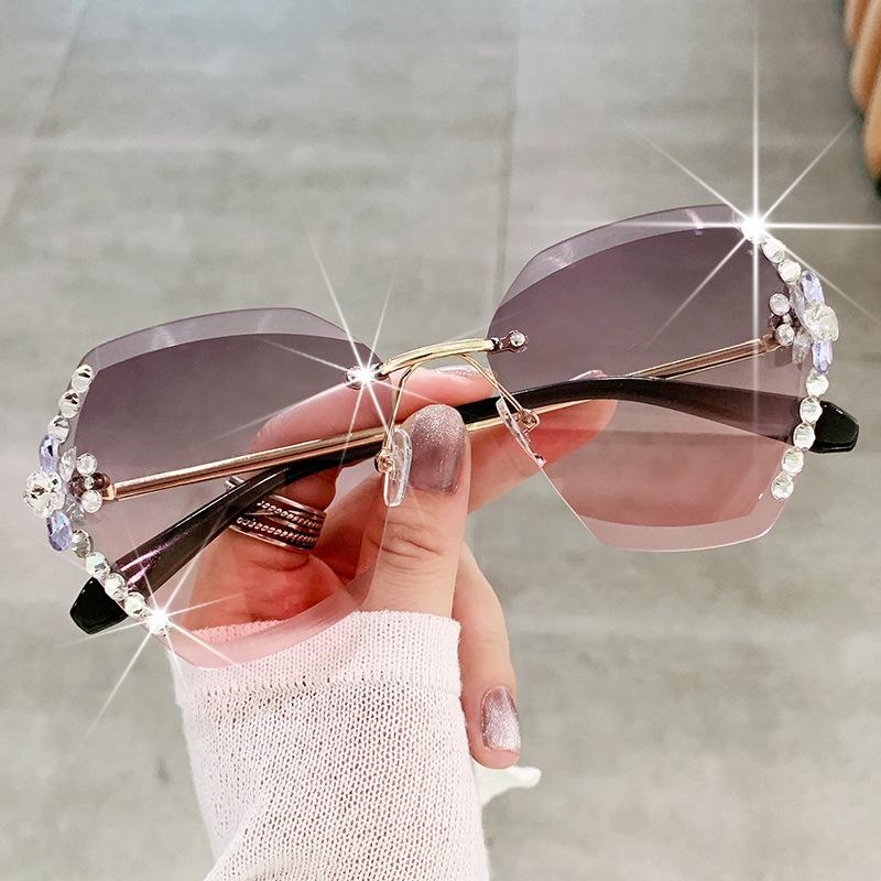 Солнцезащитные очки Diamond Inspired, женские модные солнцезащитные очки Sense Ins, персонализированные очки для уличной фотографии