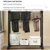 Modern Modular Storage Rack Coat Hanger Strong Load-bearing Easy Assembly Double Rod