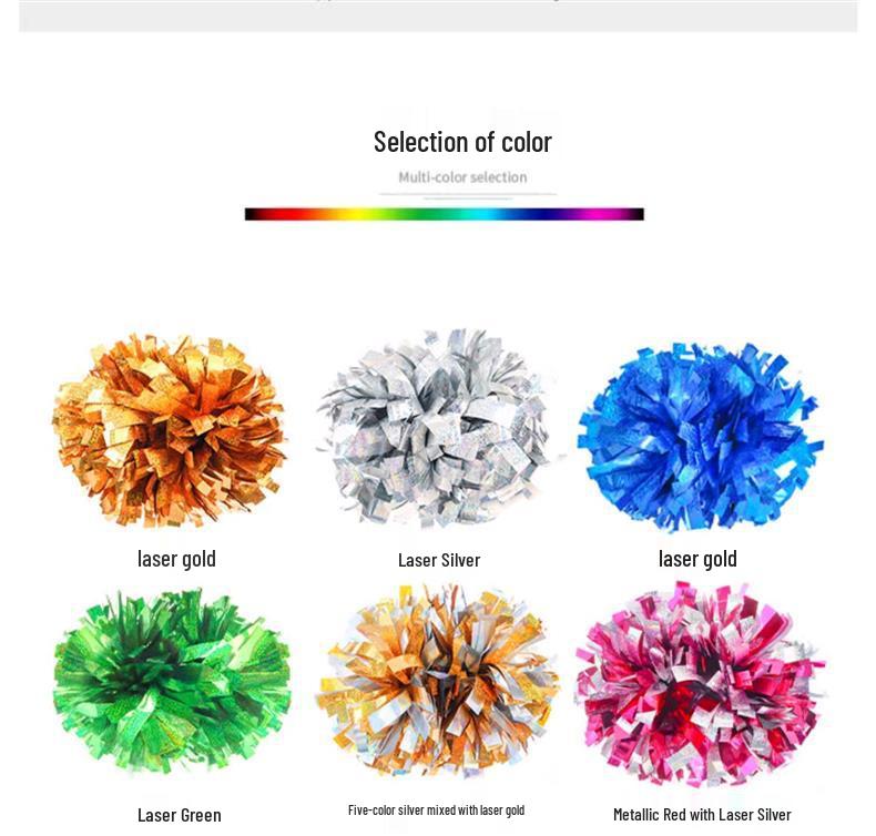 Помпоны и ручные цветы для чирлидинга в стиле All-Star League