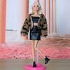 1 Set Newest DIY Kids Gift Toy Plush Coat Casual Wear Dolls Skirt Girl Clothes