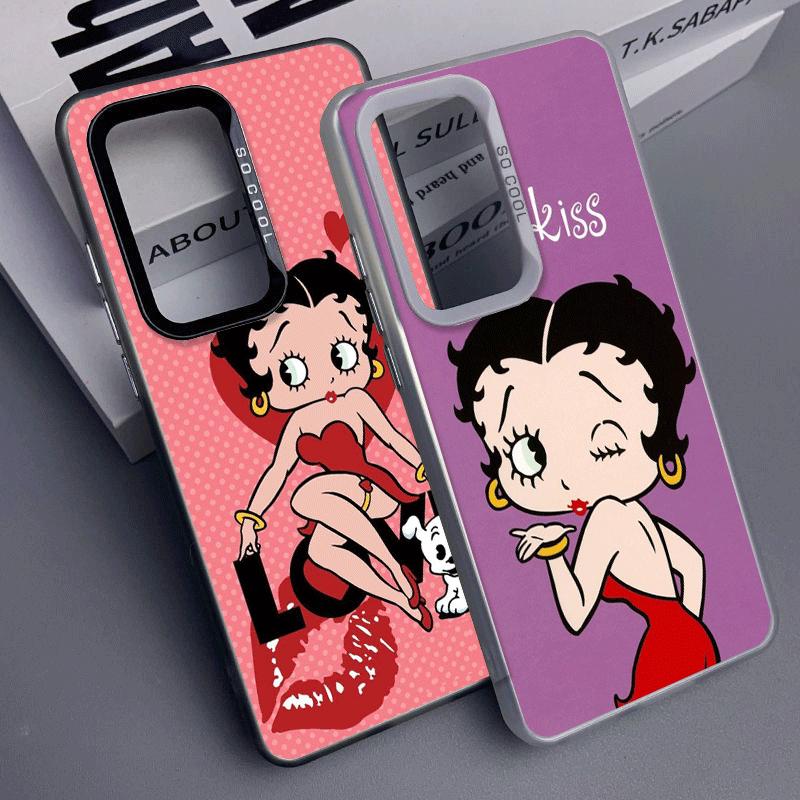 Мягкий чехол для телефона B-Bettys B-Boops Girl для Samsung A17 A16 A15 A14 A13 A57 A56 A55 A54 A53 A37 A36 A35 A34 A33 A26 A25 A24 A23 A5