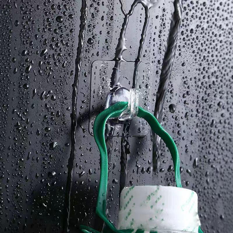 1-20 шт прозрачный самоклеящийся крючок за дверью кухня без гвоздей бесследный крючок настенный для ванной комнаты крючок