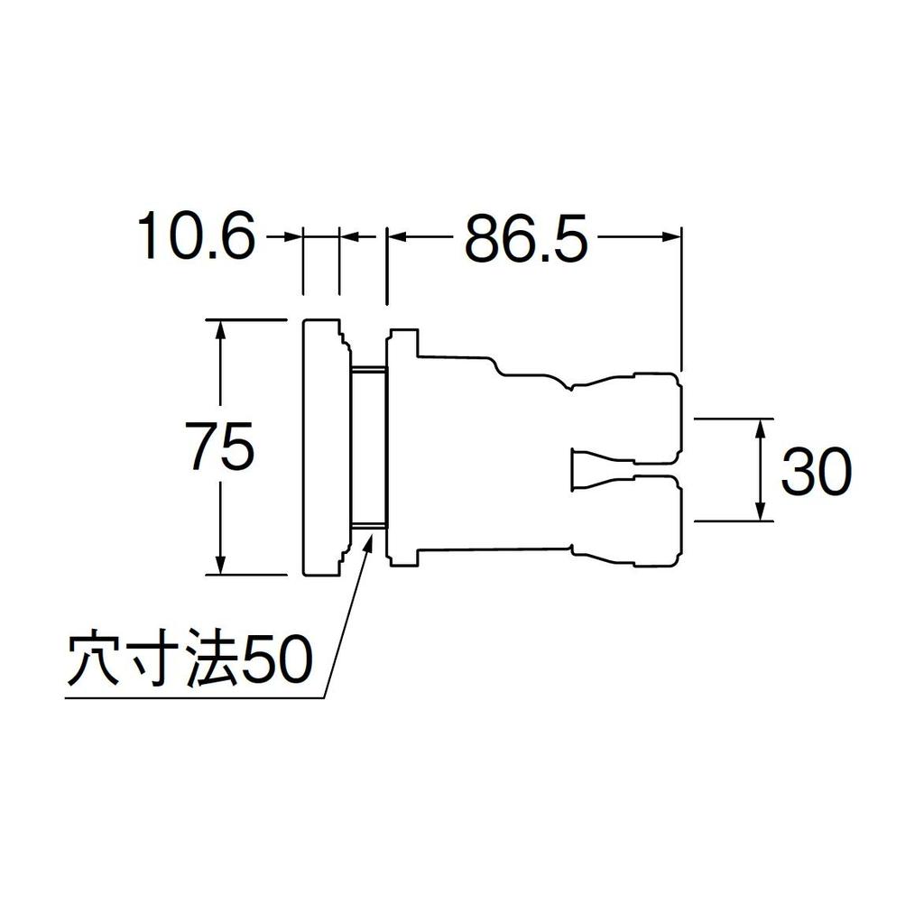 SANEI Single-Port Circulation Connector T412-12-10A