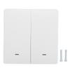 Smart Wall Switch Push Button APP Remote Voice Control Timing for Zigbee AC 100?240V2 Gang