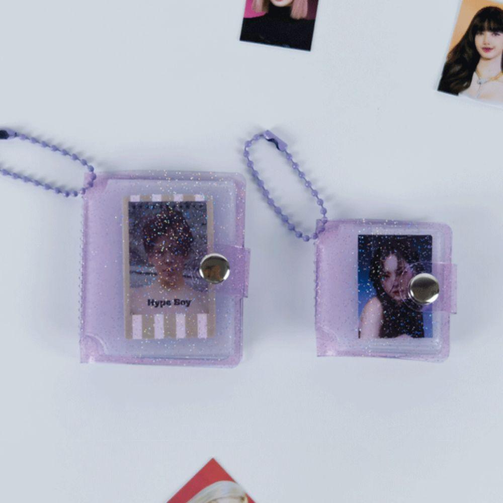 1/2inch Mini Photo Album With Keychain Portable Pocket Album Children's Growth Photo