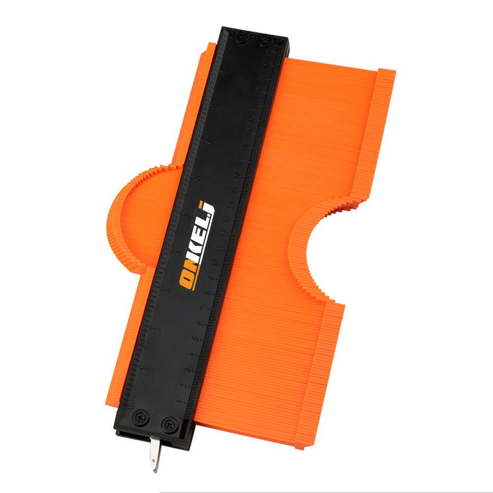 Контурный шаблон-линейка разных размеров - 5" и 10" из АБС-пластика для неправильных форм в деревообработке