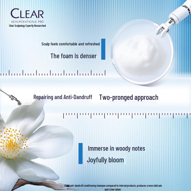 Clear Scalp Science Кондиционирующий шампунь против перхоти