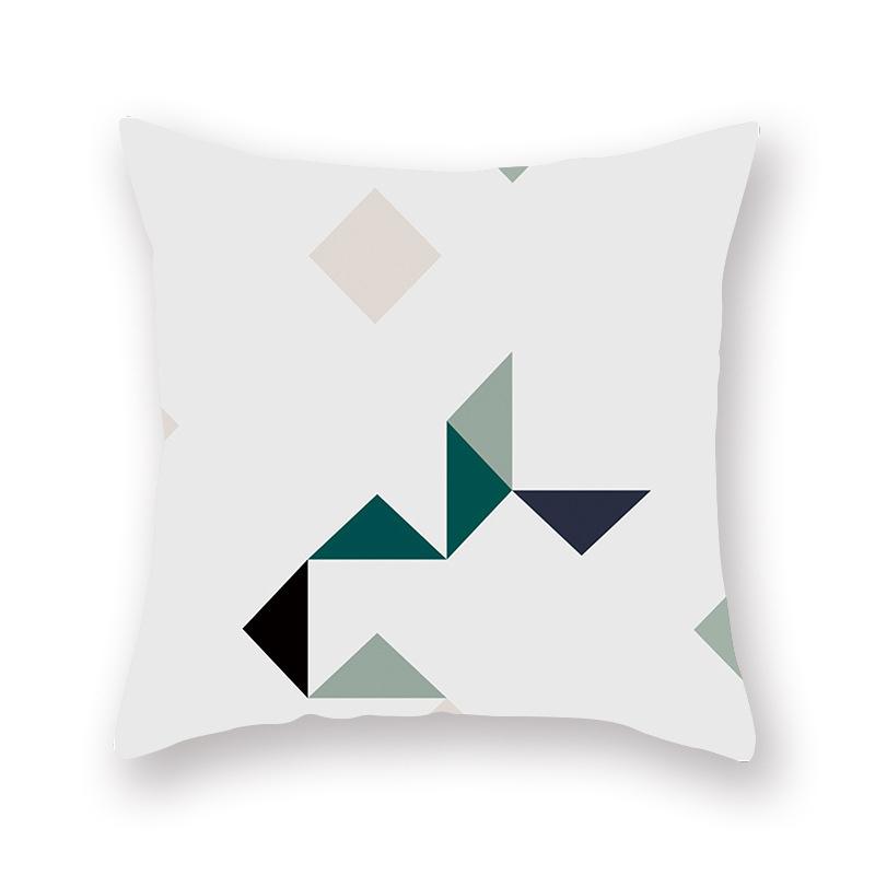 Наволочка с абстрактным геометрическим узором для дома, гостиной, дивана, автомобиля, спальни, декоративная подушка, наволочка