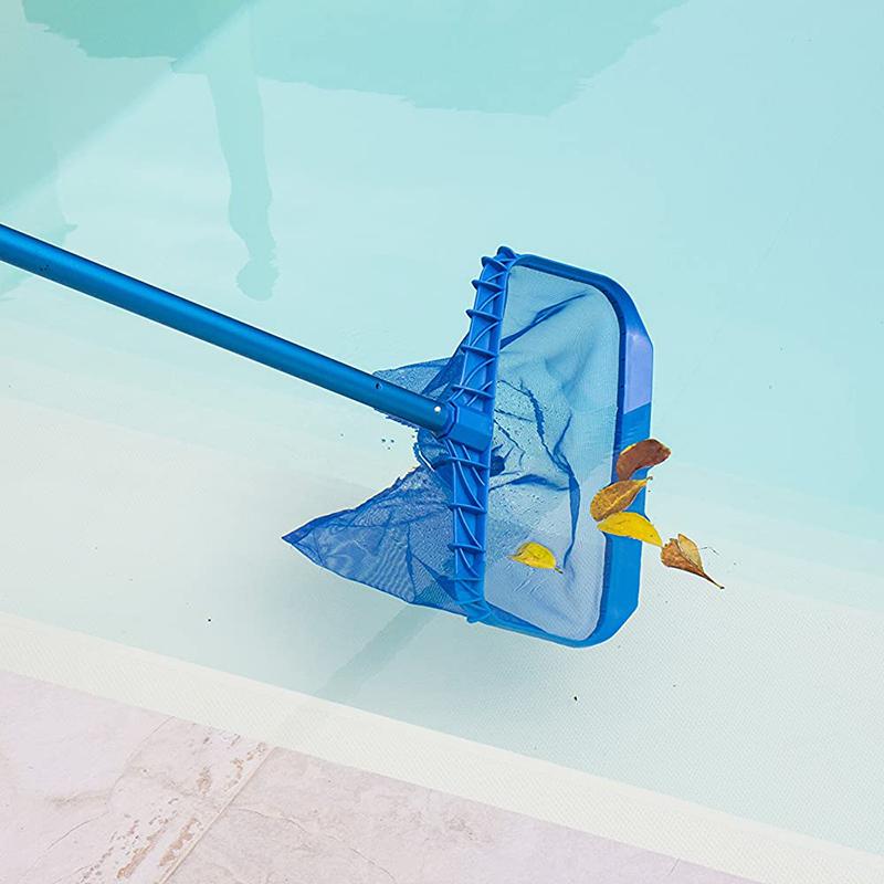 Сеть для рыбалки в бассейне, водный ландшафт, пруд для рыбалки, листья, инструмент для чистки, утолщенное шифрование, глубокая вода, мелкая вода, алюминий
