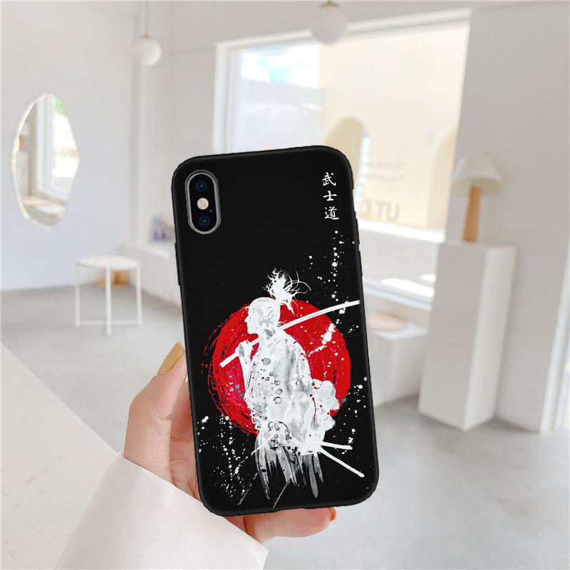 CJ71 Japan Samurai Mask Case for Samsung Galaxy M06 M15 M16 M35 M55 M56 A36 A42 A50 A50S A51 A52 A32 A33 A05 A05S A06 A16 A20
