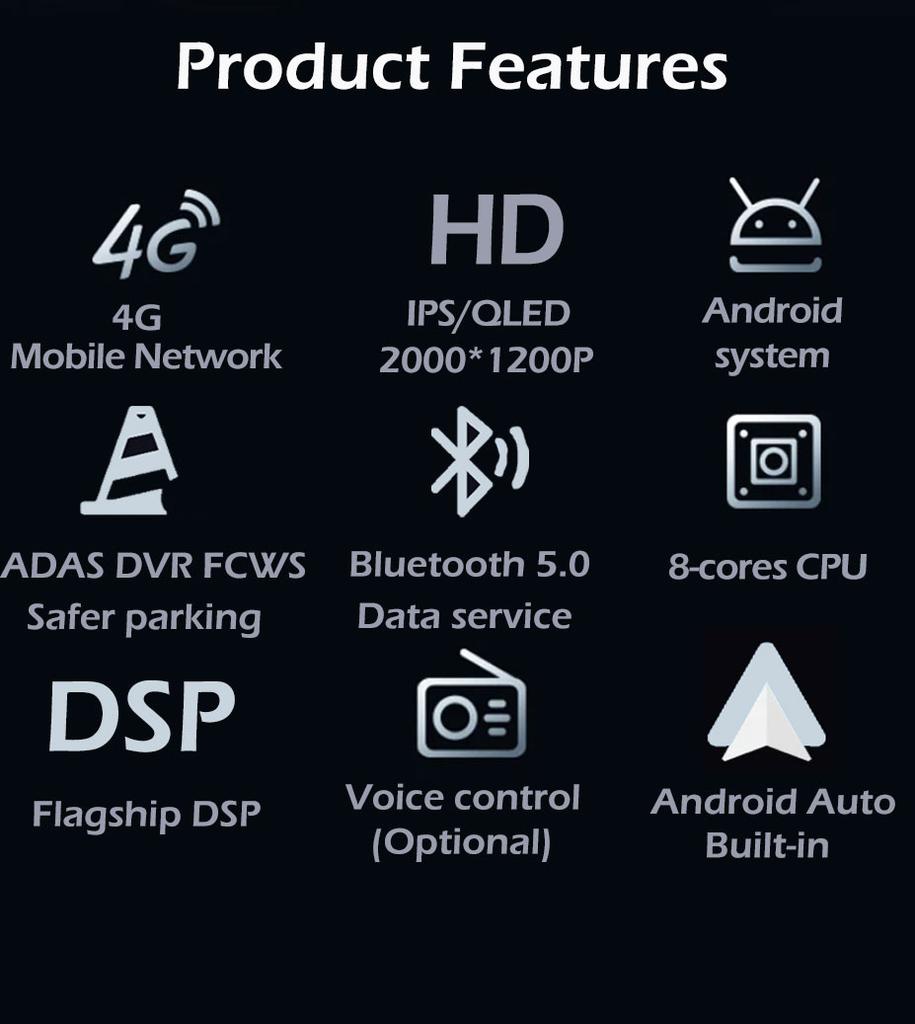 For Kia Sorento BL 2002 - 2008 Car 9" 4G Android OS Radio Stereo Multimedia Video GPS Navigation Player QLED Screen BT 5.0 Wifi