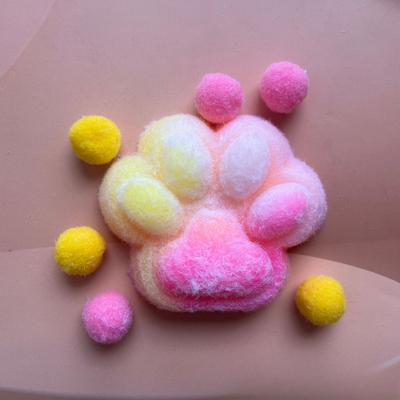 Красочная мягкая сквоши кошачья лапка игрушка для снятия стресса медленно поднимающаяся непоседа сенсорные игрушки для взрослых детей снятие тревоги сжимаемые подарки