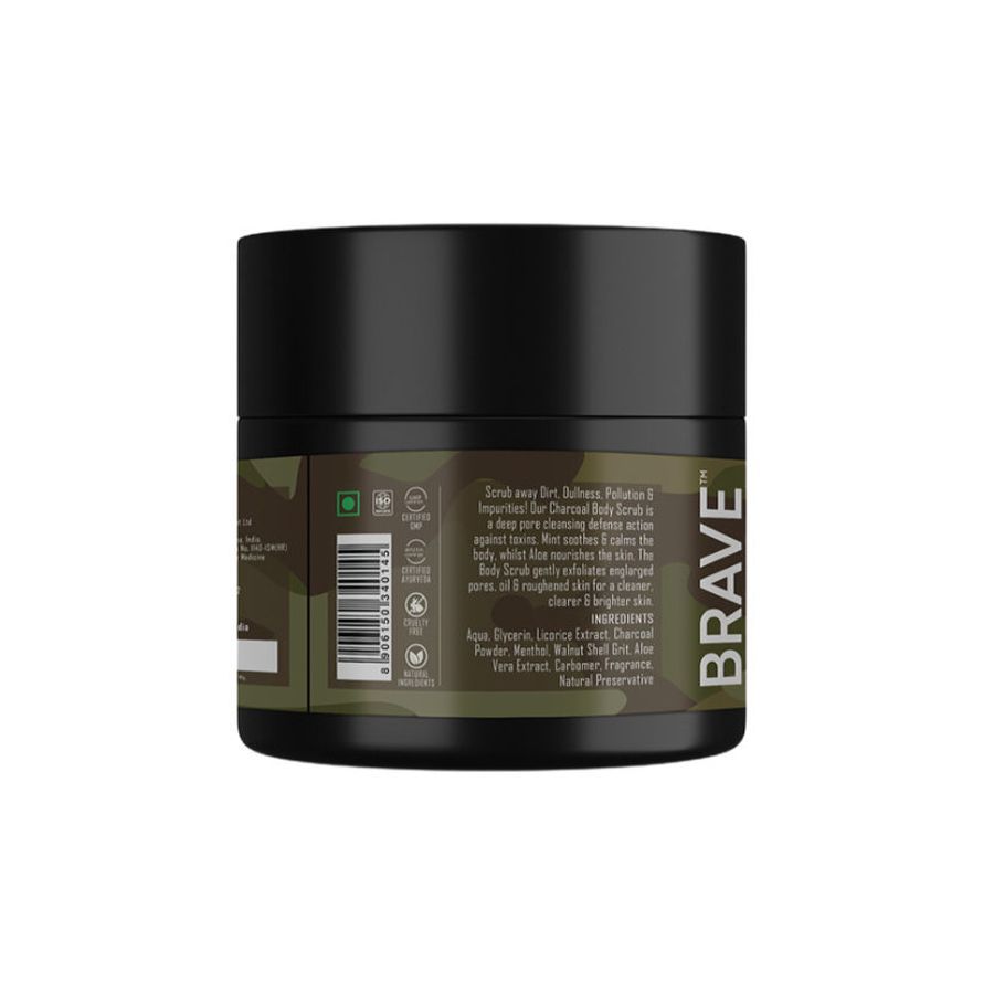 Скраб для тела с Углем (100 г), Charcoal Body Scrub,  Bella Vita