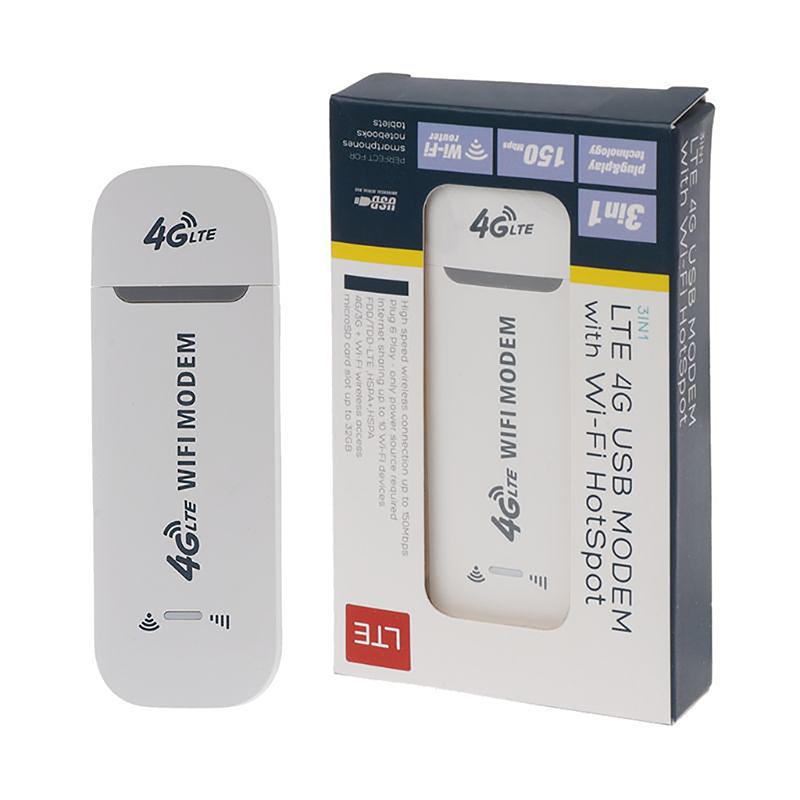 Высококачественная беспроводная 4G интернет-карта B1/3/5 для LTE-терминала USB-донгл Портативный WiFi-роутер USB 2.4 ГГц 150 Мбит/с Модем-стик