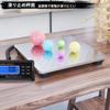 YASICA Digital Platform Electronic Platform Scale with Two 300kg X X Features a Stainless Steel Panel and LED Two Power Sold or Power Adapter Suitable