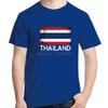 Graphic Tees Vintage Thailand Flag T Shirts Summer New Shirts And Tshirts High Quality Streetwear Cotton Unisexs Print T Shirt