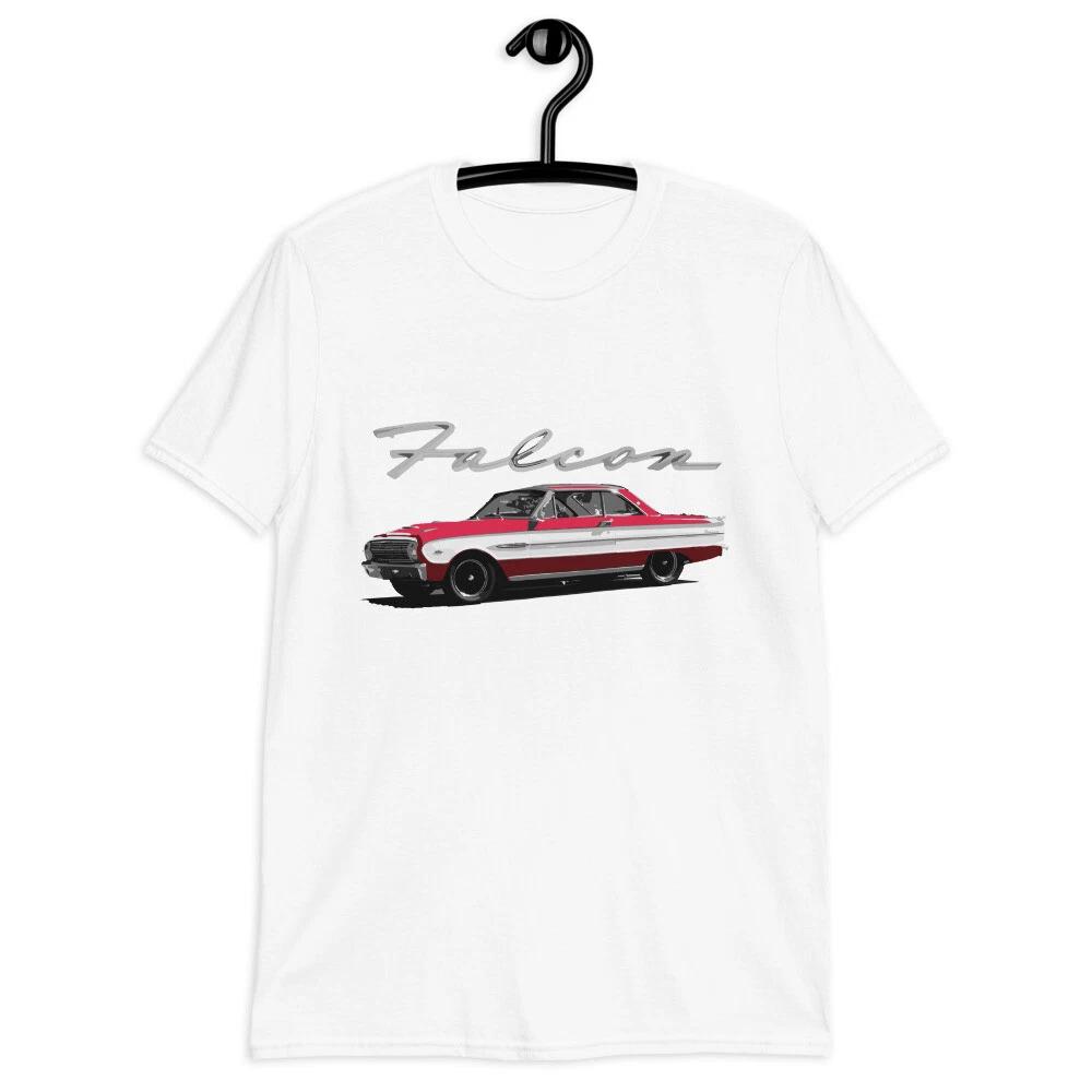 1963 Ford Falcon Antique Car Short-Sleeve Unisex 100% Cotton T-shirt Mens Tees Top