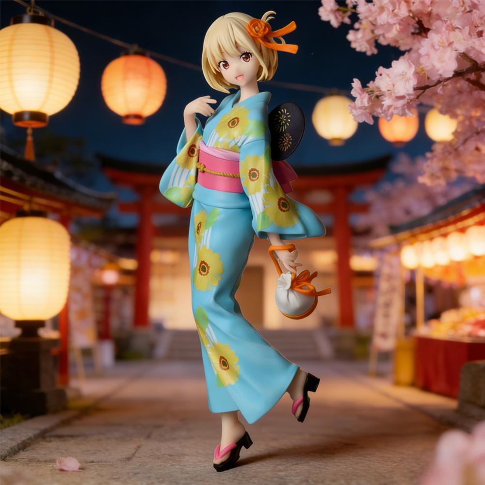 1pc Japanese-style Yukata Girl Figure, Atmospheric Decorative Collectible Ornament, Essential Gift for Festivals and Birthdays.