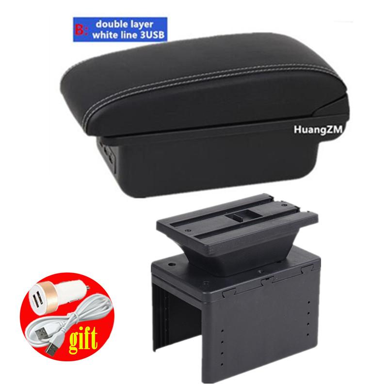 For Citroën C3 aircross Armrest box For Citroen C3 Car Armrest Center Storage box Interior Retrofit car accessories