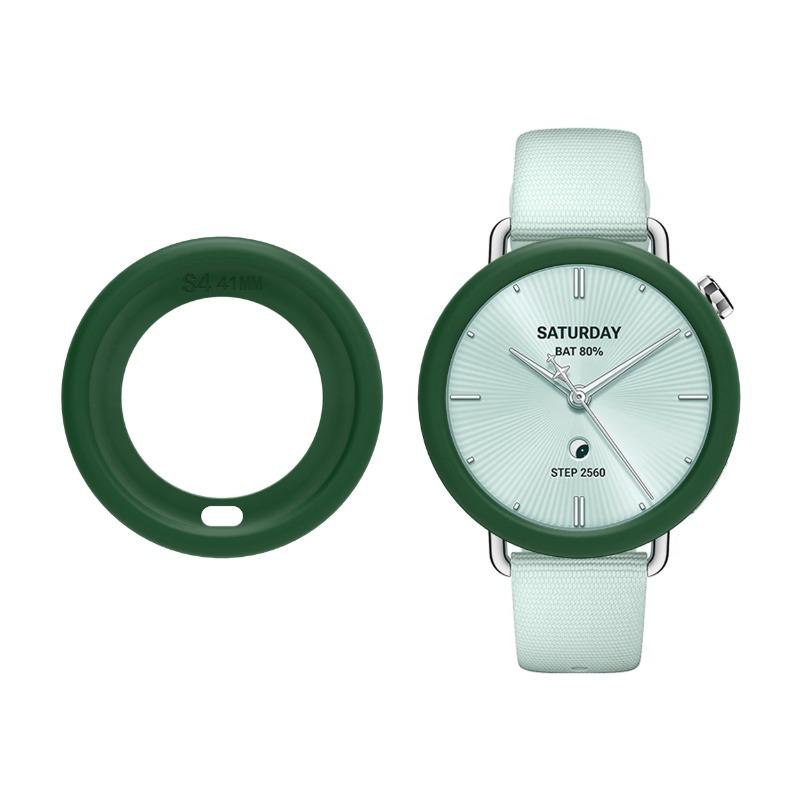 Силиконовый чехол Защитная крышка Для Xiaomi Watch S4 41 мм Полный корпус Мягкий ТПУ Полное покрытие Полый корпус