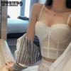 Sexy Fashion Mesh Push Up Bralet Women's Corset Bustier Bra Cropped Top Vest Plus Size Underwear Camisole