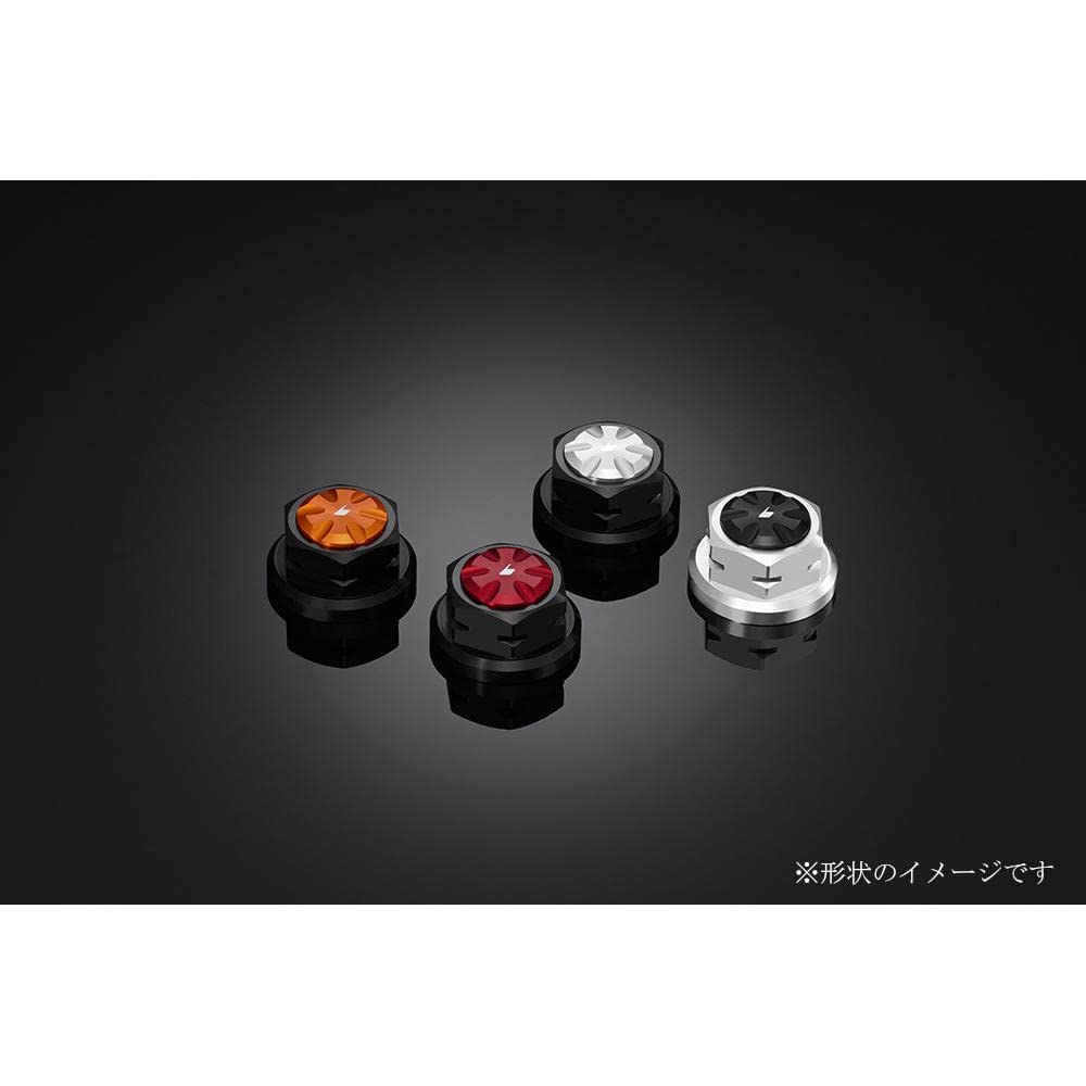 BIKERS BK-H136-BLU Stem Nut Rebl 250 Revel 500 GROM CBR250RR Shaved Aluminum Blue