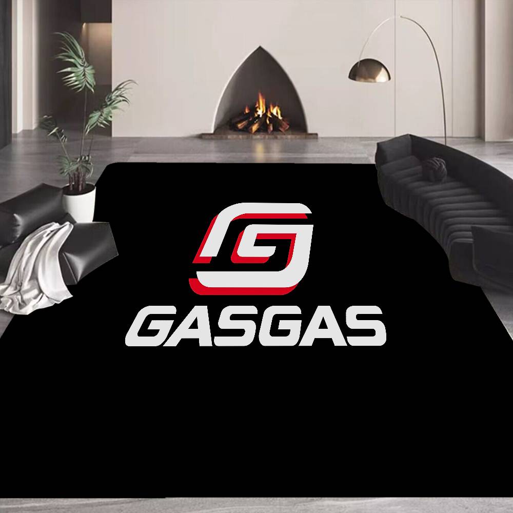 G-GasGas Red Motorcycle Hallway Carpet Non-Slip Laundry Room Mat Laundry Decor Balcony Child Living Room Bedside Area Rugs