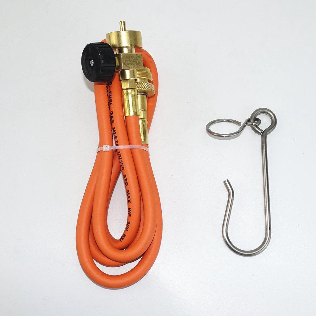 Комплект удлинительного шланга горелки MAPP Шланг длиной 1,5 м (5 футов) и крючок для ремня для сварочной горелки для газовой пайки