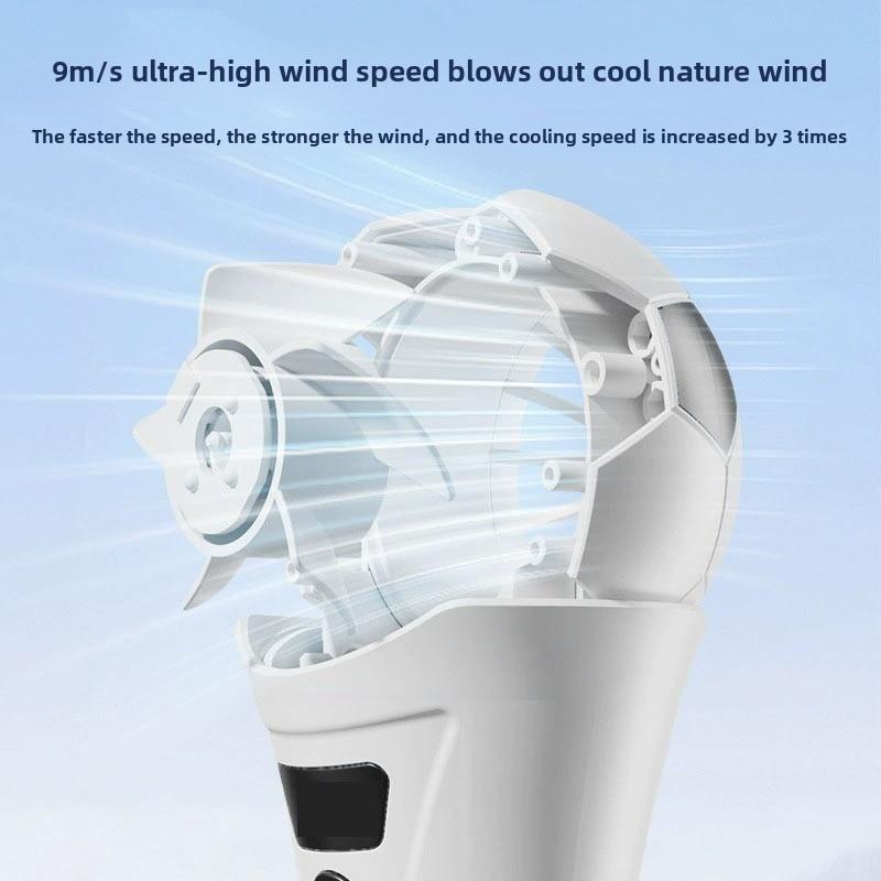 Mini ventilador de mano portátil USB enfriador de aire para deportes y viajes