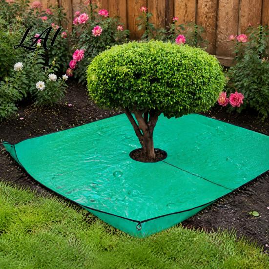 Garden Pruning Waste Tarp Landscape with Hole Metal Buckles Waterproof Tarp Leaf Tree Bush Trimming for Collecting Fallen Leaves And Branches Hole