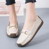 Women Moccasins Leather Shoes Driving Comfort Flats Casual Nurse Loafers Walking Minimalist Summer Maternity Shoes for Girl