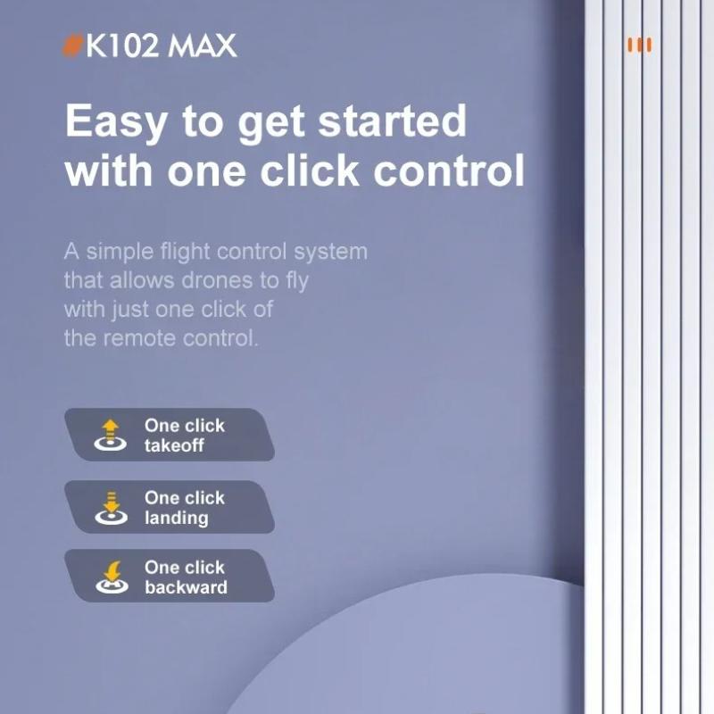 New K102 Max Mini Drone 8K HD Camera Optical Flow Drones Aerial Photography Quadcopter 360° Intelligent Obstacle Avoidance 5G WIFI FPV Dron RC Toy UAV