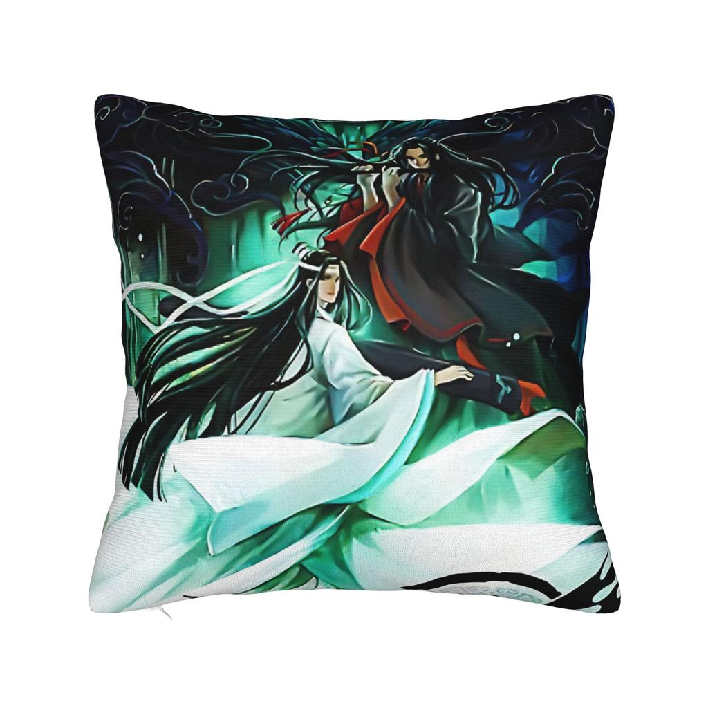 Pillow Cover The Founder of Diabolism Mo Dao Zu Shi Cartoon  Kawaii Pillow Case For Living Room Chair Pillowcases