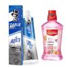 Ultra White Bamboo Charcoal Toothpaste & Colgate Mouthwash Set
