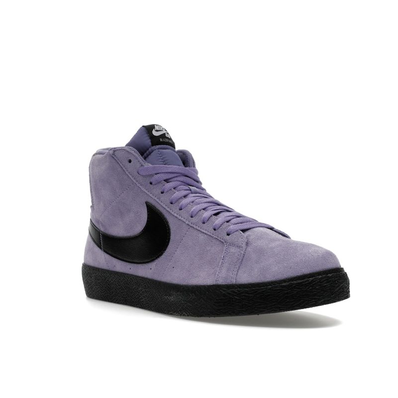 Nike Zoom Blazer Mid SB Dusty Amethyst Black Unisex Sneakers Purple White FD0731-500