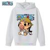 Spring Autumn One Piece Hoodie for Boys Anime Luffy Hoodie Sweatshirt Kids Coat Men's Clothing Sudaderas