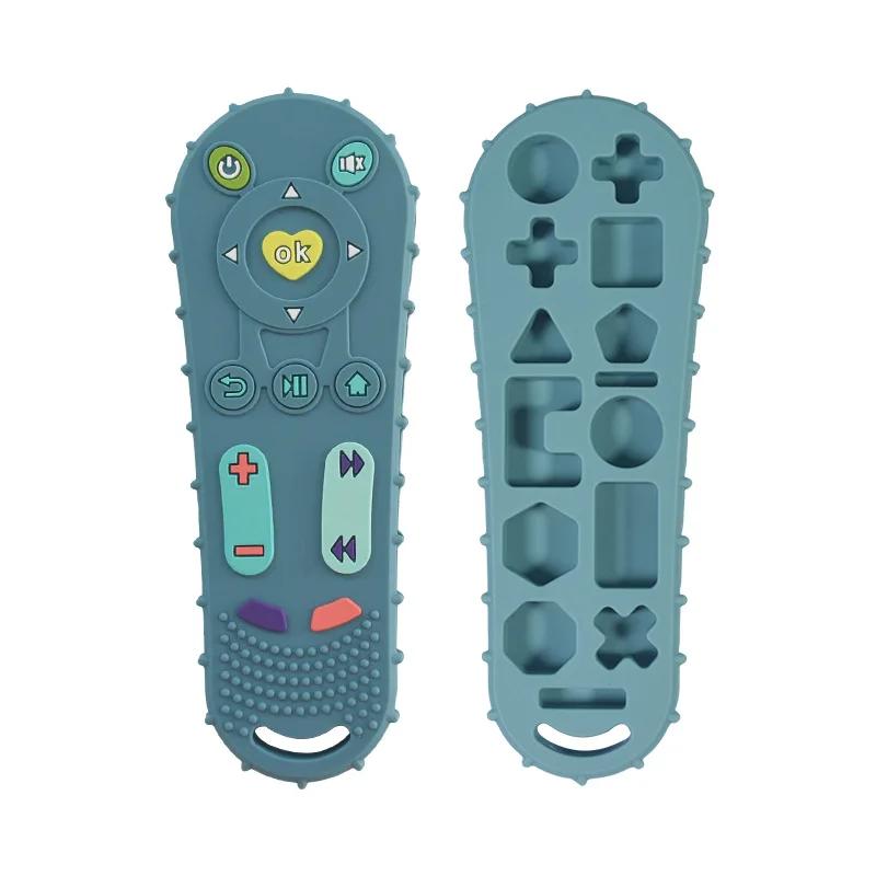 Пульт дистанционного управления для детского телевизора Прорезыватель для зубов Силиконовые детские перчатки для защиты от еды Браслет-пустышка Палочка для прорезывания зубов Игрушка для кусаний Аксессуары для ухода за детьми