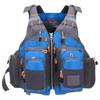 Lixada Fishing Vest Multicolor Floating Vest Breathable Adult Fishing Life Jacket Multifunctional Adjustable Fishing Vest Blue (Light 1)