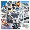 Cool Fighter Jet Stickers Aircraft F35 F16 Mig Diy Kids Toys Gift Decorative Decal For Laptop Phone Luggage Bottles Waterproof