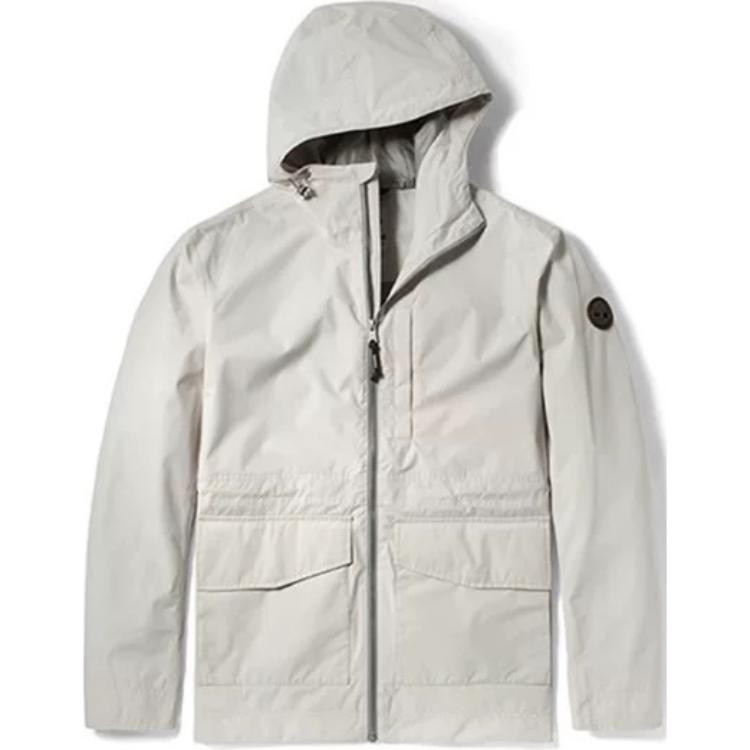 Timberland Городская уличная удобная повседневная дышащая куртка с капюшоном Мужские куртки бежевого цвета A2EQT-CM9