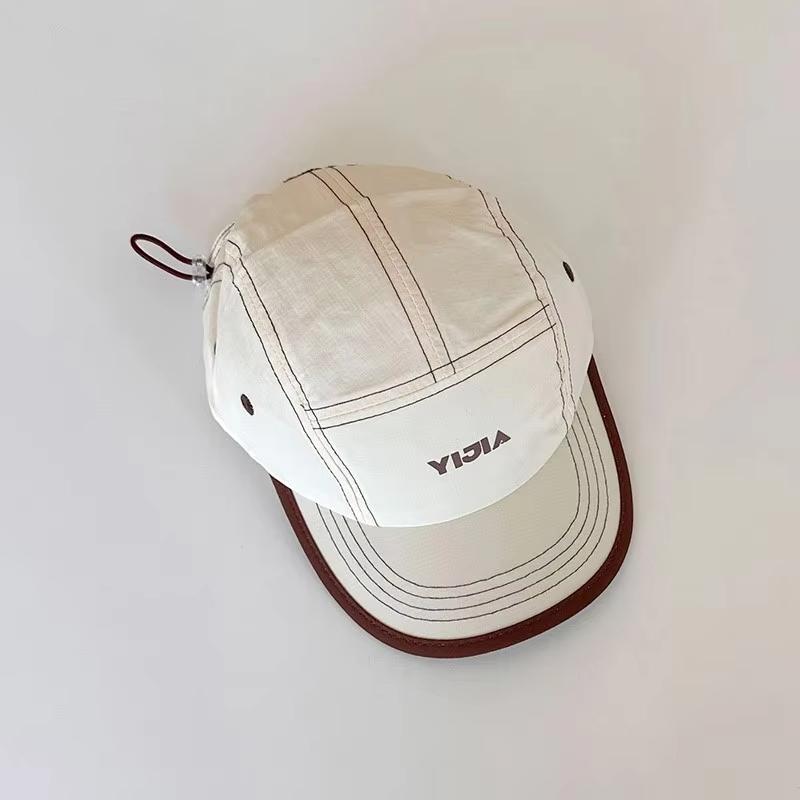 Летняя детская быстросохнущая бейсболка с корейскими буквами, тонкие дышащие кепки с козырьком для детей, мальчиков, девочек, уличные солнцезащитные шляпы