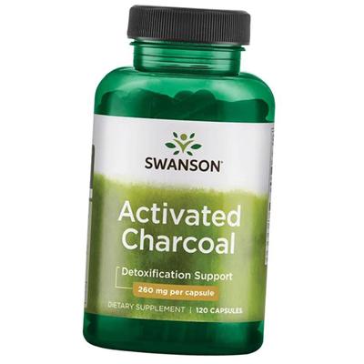 Активированный уголь, Activated Charcoal, 120капс (72280047)