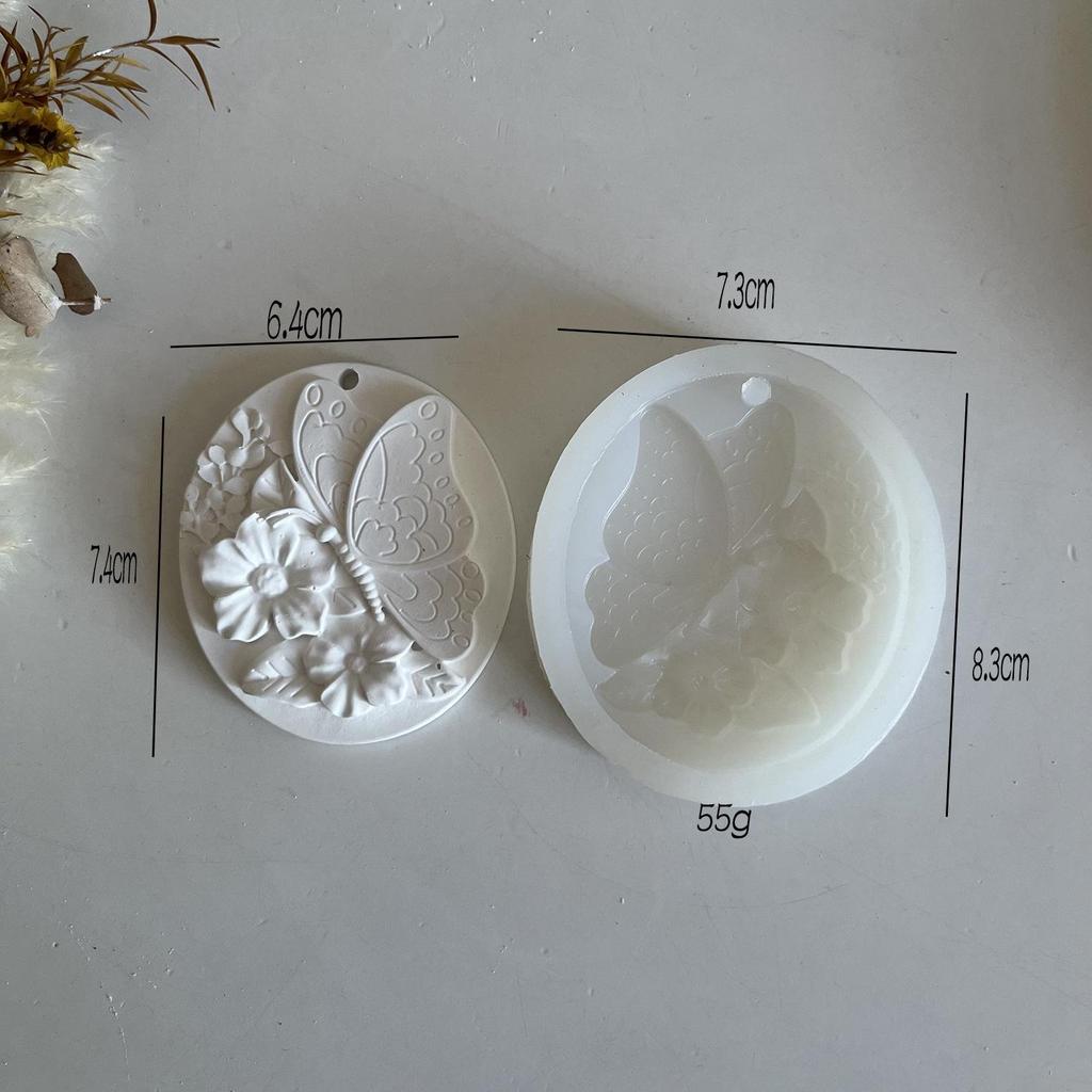 2026 Flower Butterfly Silicone Mold DIY Flower Pendant Aromatherapy Gypsum Ornament Resin Mold Handmade Soap Mold Baking Mold