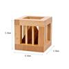Triangle Wooden Brain Teaser Puzzle Cage Unlock Cage Apart Triangle Luban Lock  Adult Kids Toys