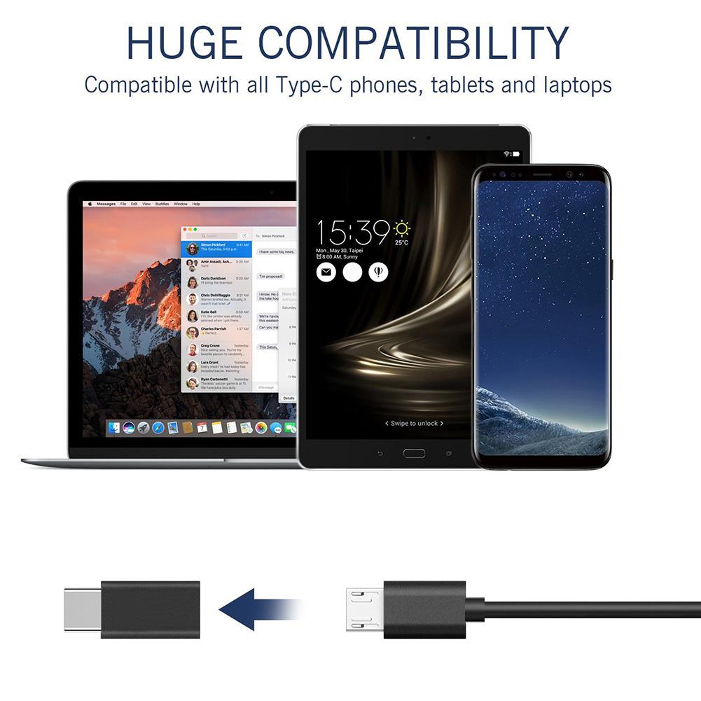 USB-папа Type-c к разъему Usb Micro Female 3,1 Usb-c 9,9 мм * * 23,8 мм Адаптер 5,2 мм Converte H2I5