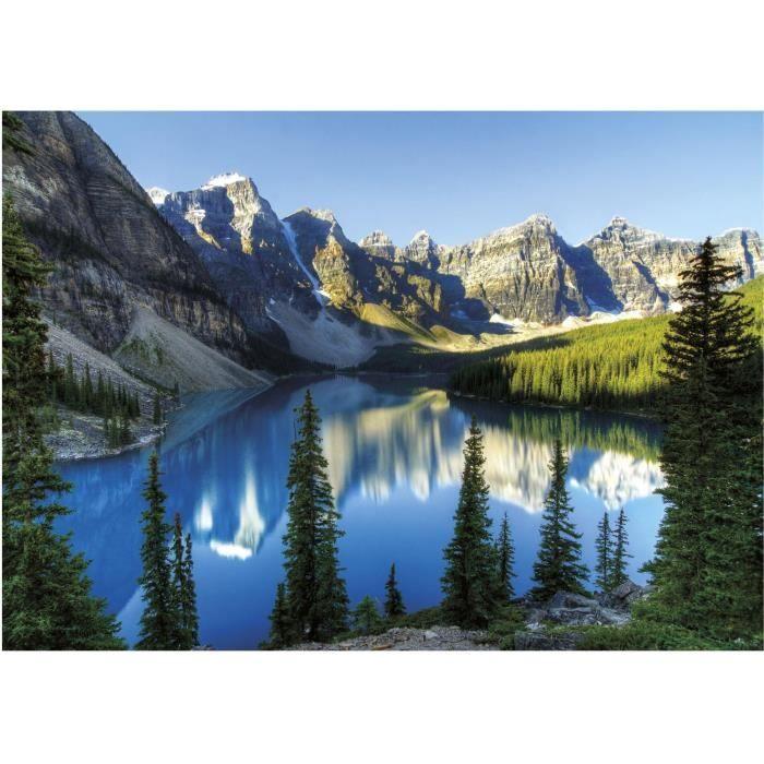 Puzzle - EDUCA - Lac en Alberta - 500 pièces - Paysage - 48x34 cm - Pour enfants à partir de 10 ans